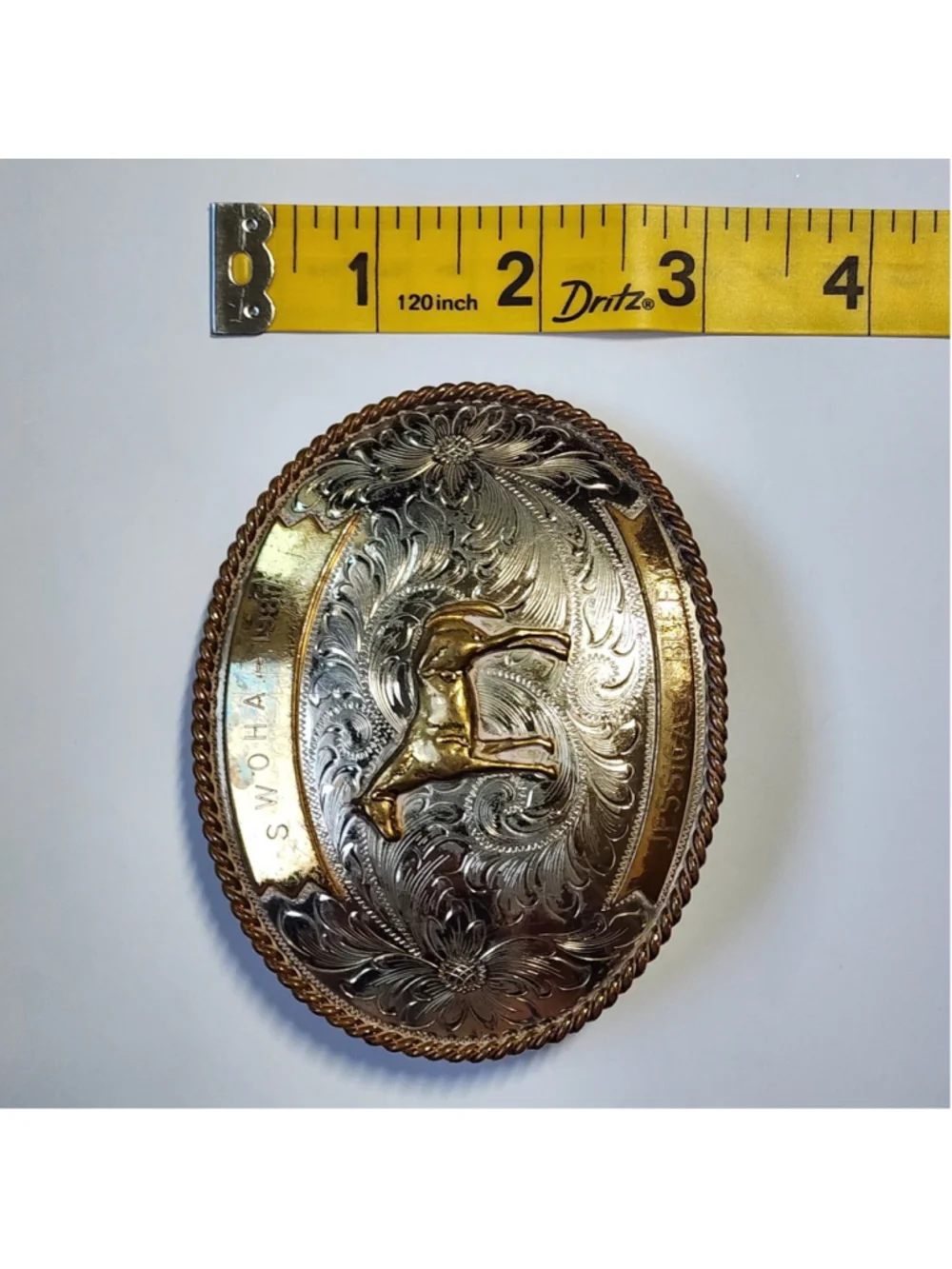 Vintage Western Belt Buckle 